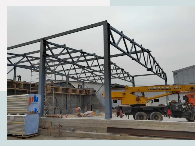 Строительство цехов в Старом Осколе