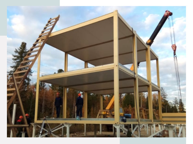 Строительство модульных здания Старый Оскол