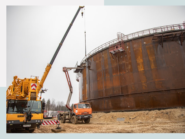 Монтаж резервуаров в Старом Осколе от 607 руб. за м³