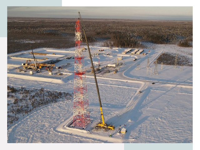 Мачты связи в Старом Осколе