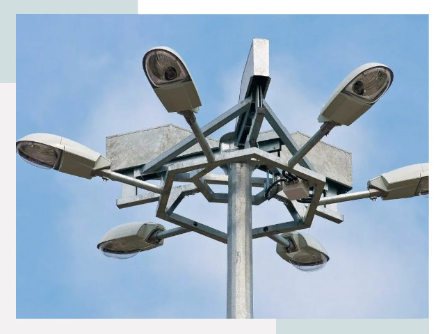 Монтаж осветительных мачт в Старом Осколе