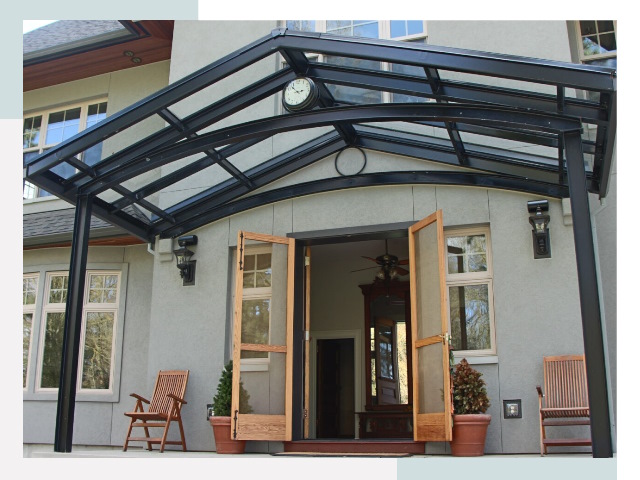 Козырьки металлические в Старом Осколе