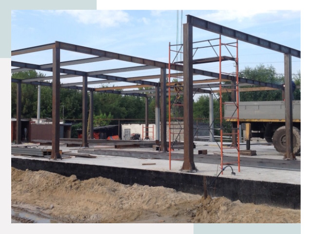 Фундамент для ангаров в Старом Осколе