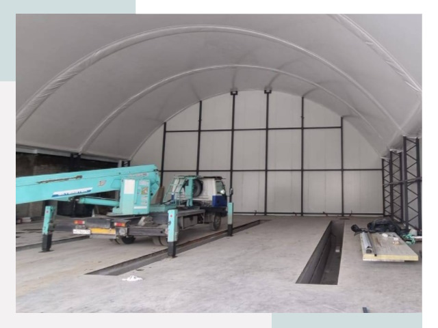 Внутреннее оснащение ангаров в Старом Осколе