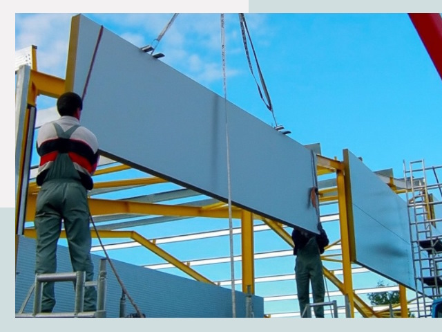 Монтаж сэндвич-панелей в Старом Осколе от 607 руб.