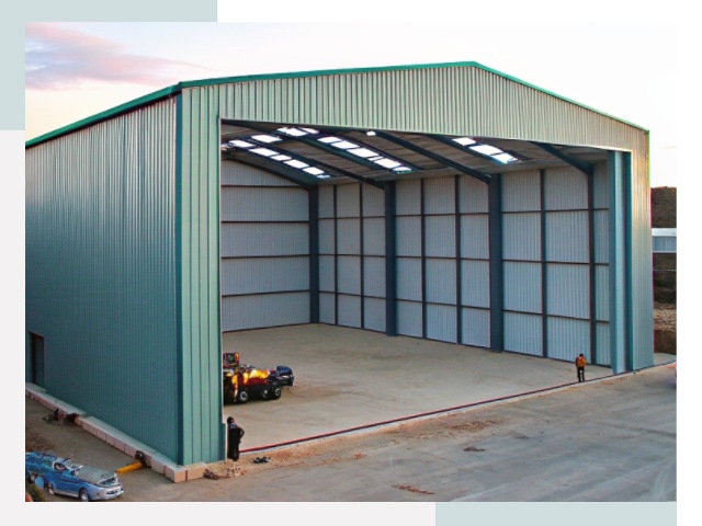 Строительство ангаров в Старом Осколе