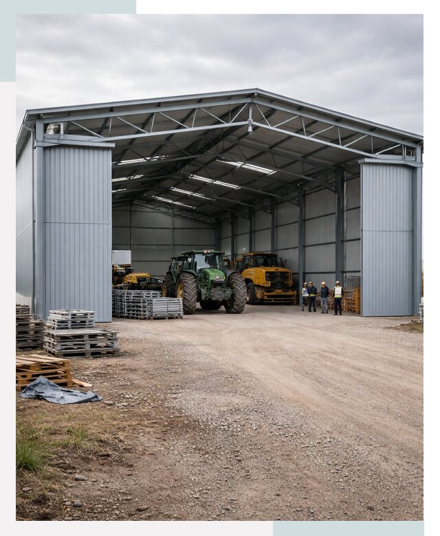 Ангары для сельхозтехники в Старом Осколе от 20234 р. | СтальСтрой-Срк