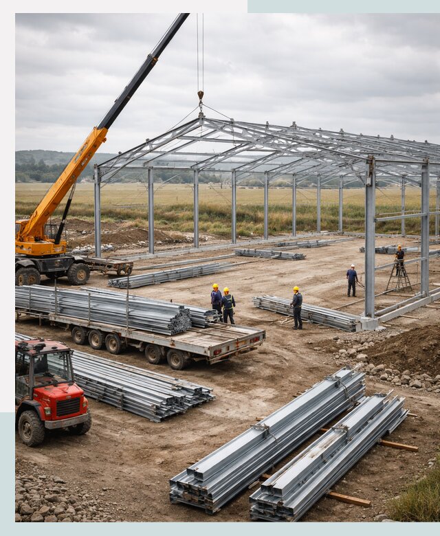 Строительство ангаров для сельхозтехники в Старом Осколе под ключ