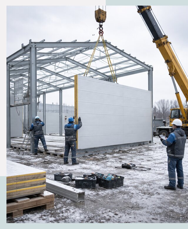 Строительство холодильных складов под ключ в Старом Осколе