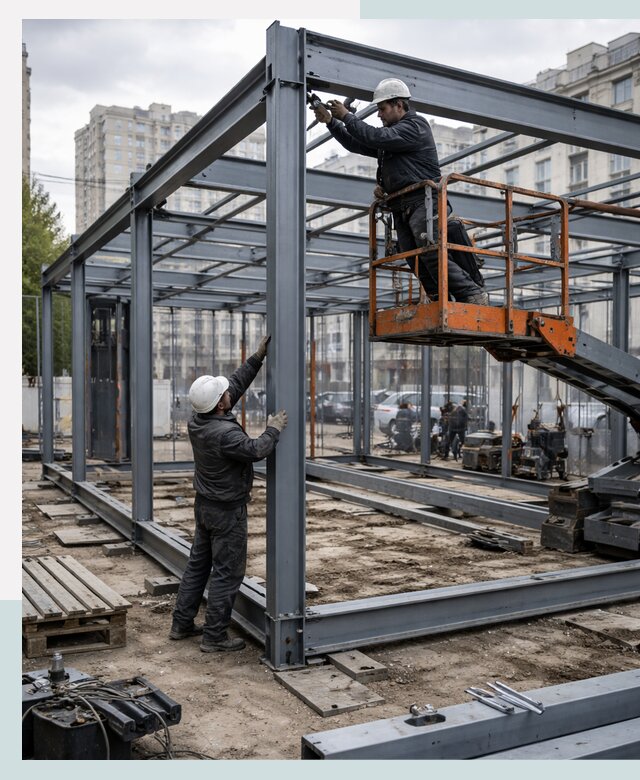 Строительство и монтаж торговых павильонов под ключ в Старом Осколе