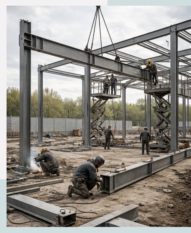 Строительство выставочных павильонов из металлоконструкций в Старом Осколе